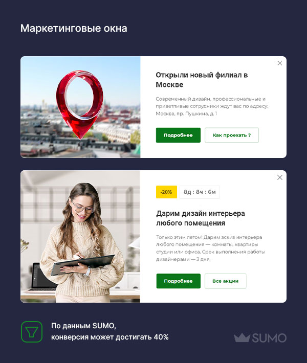 маркетинговые окна