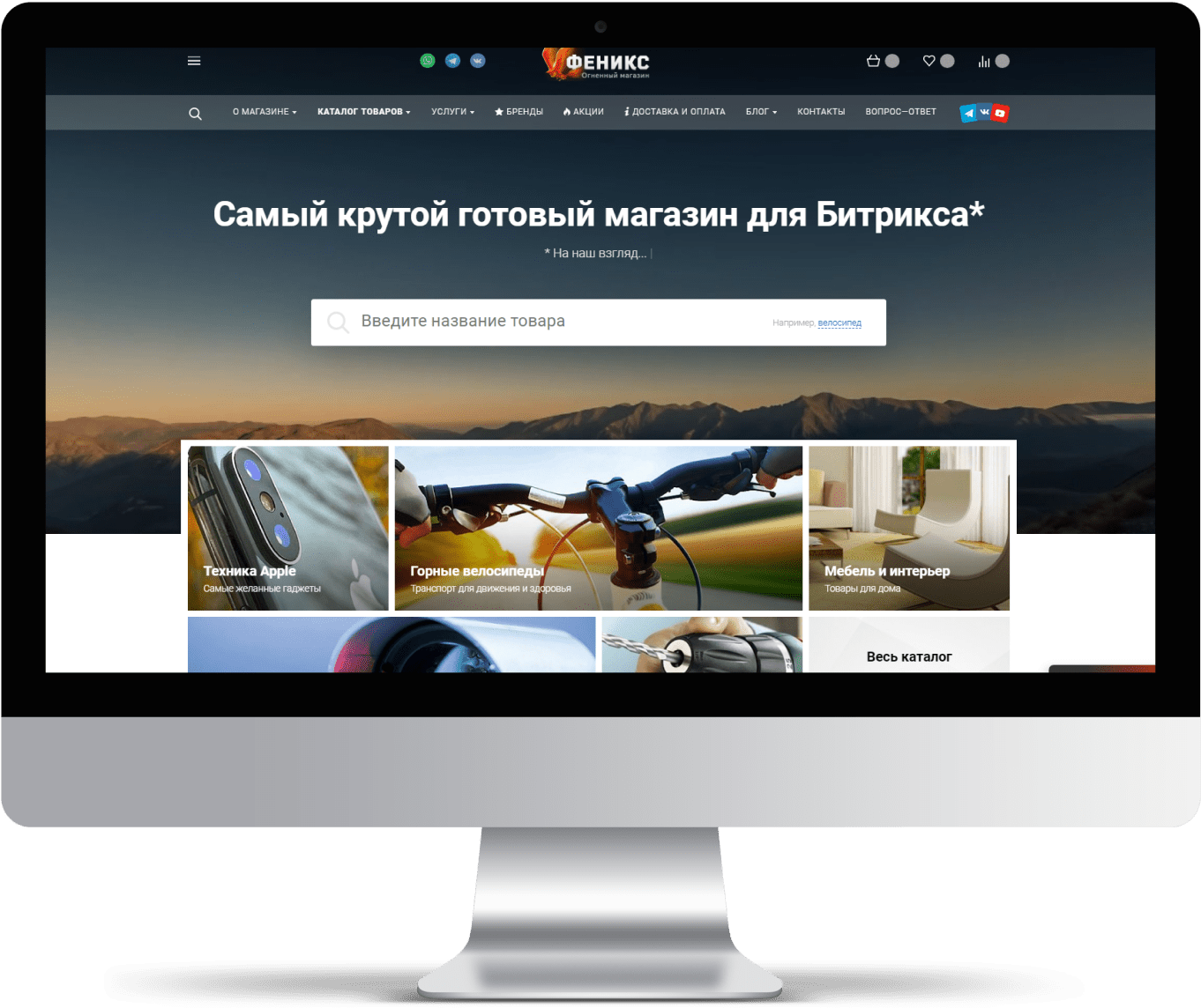 Феникс - безлимитный конструктор интернет-магазинов