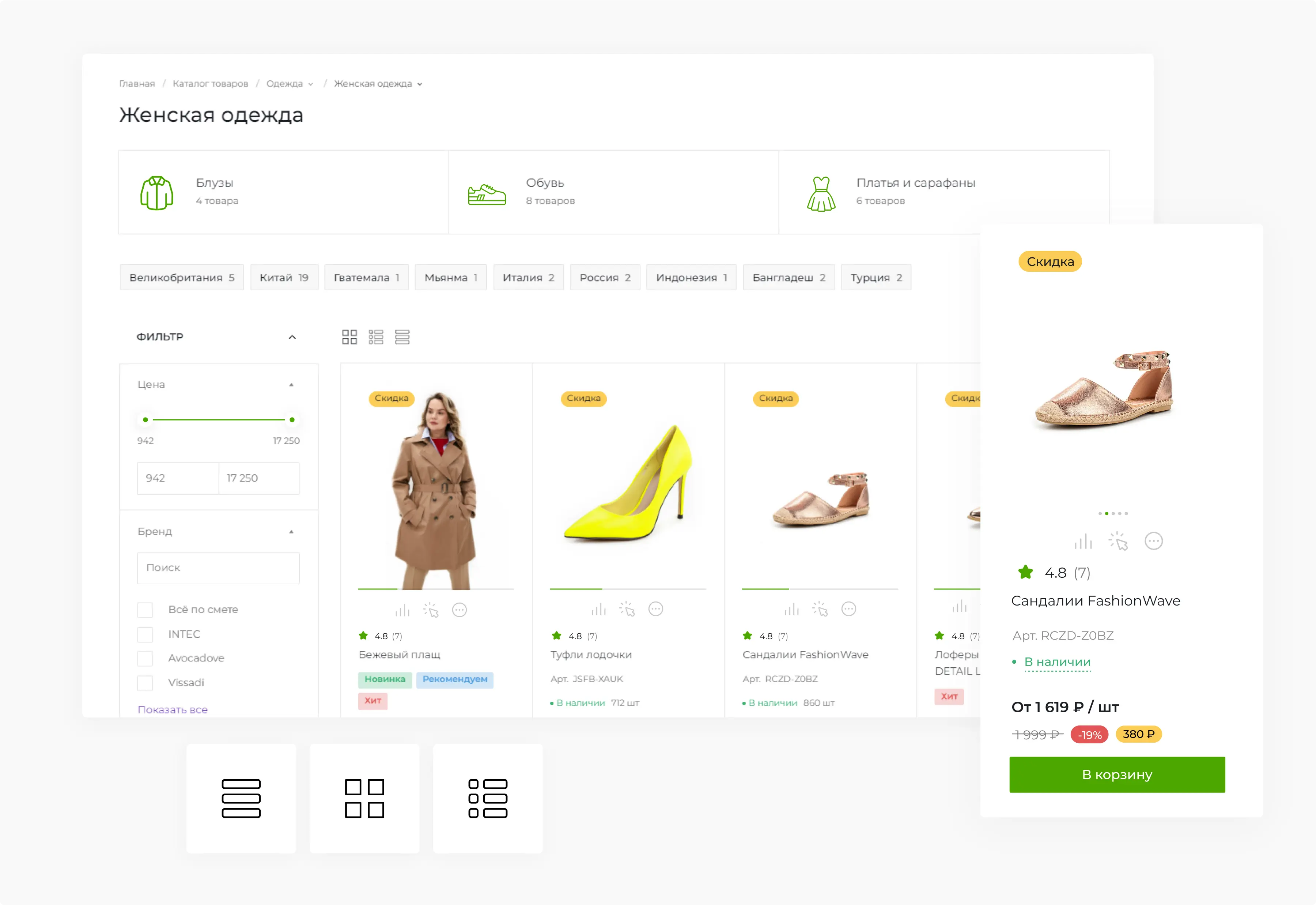 Пример сайта наравне с лидерами рынка