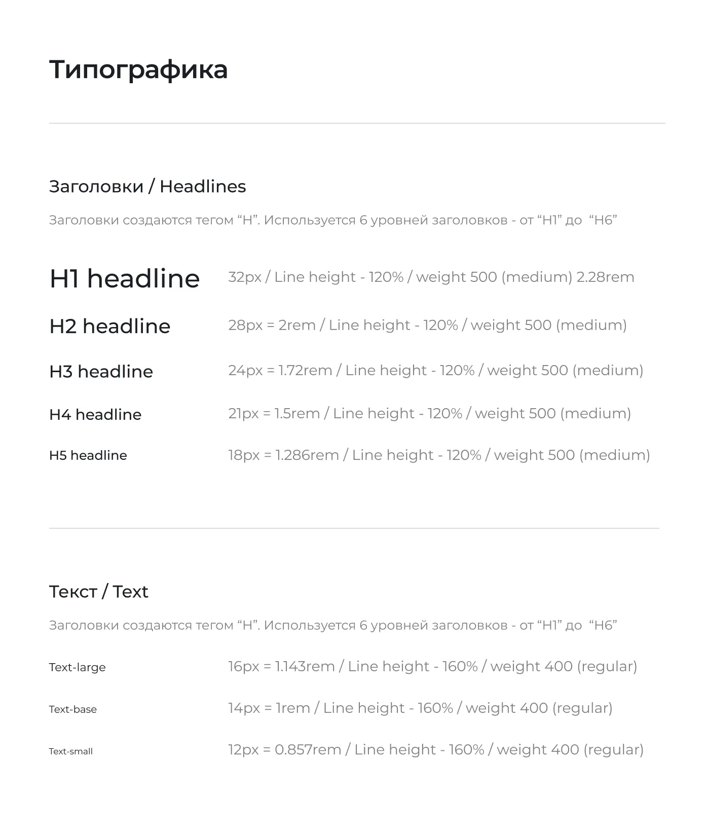 Компоненты дизайн-системы 1